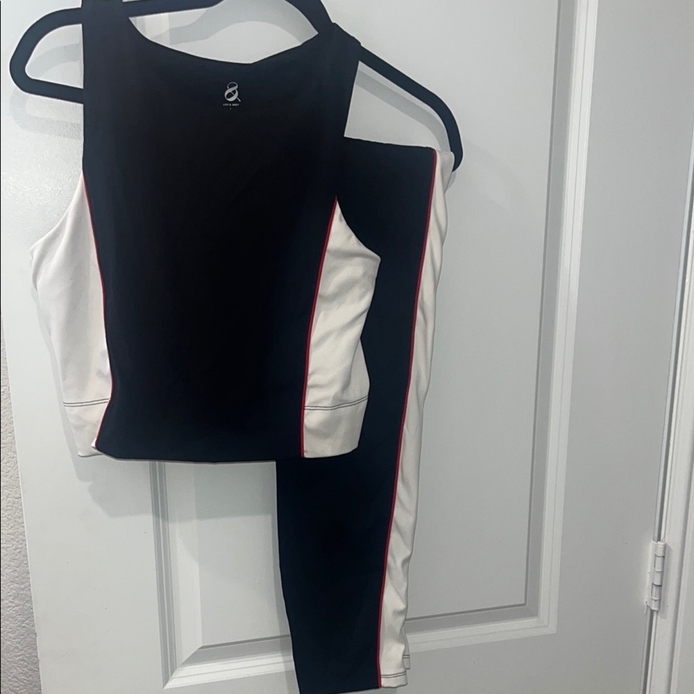 Stylish Black and White Activewear set by Lou & Grey